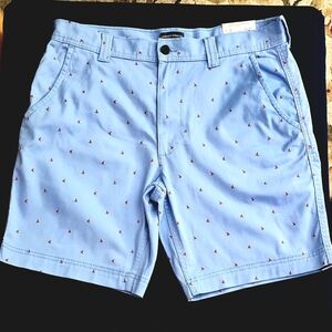 NWT Mens St John's Bay Comfort Stretch Chino Shorts Size 34 Waist